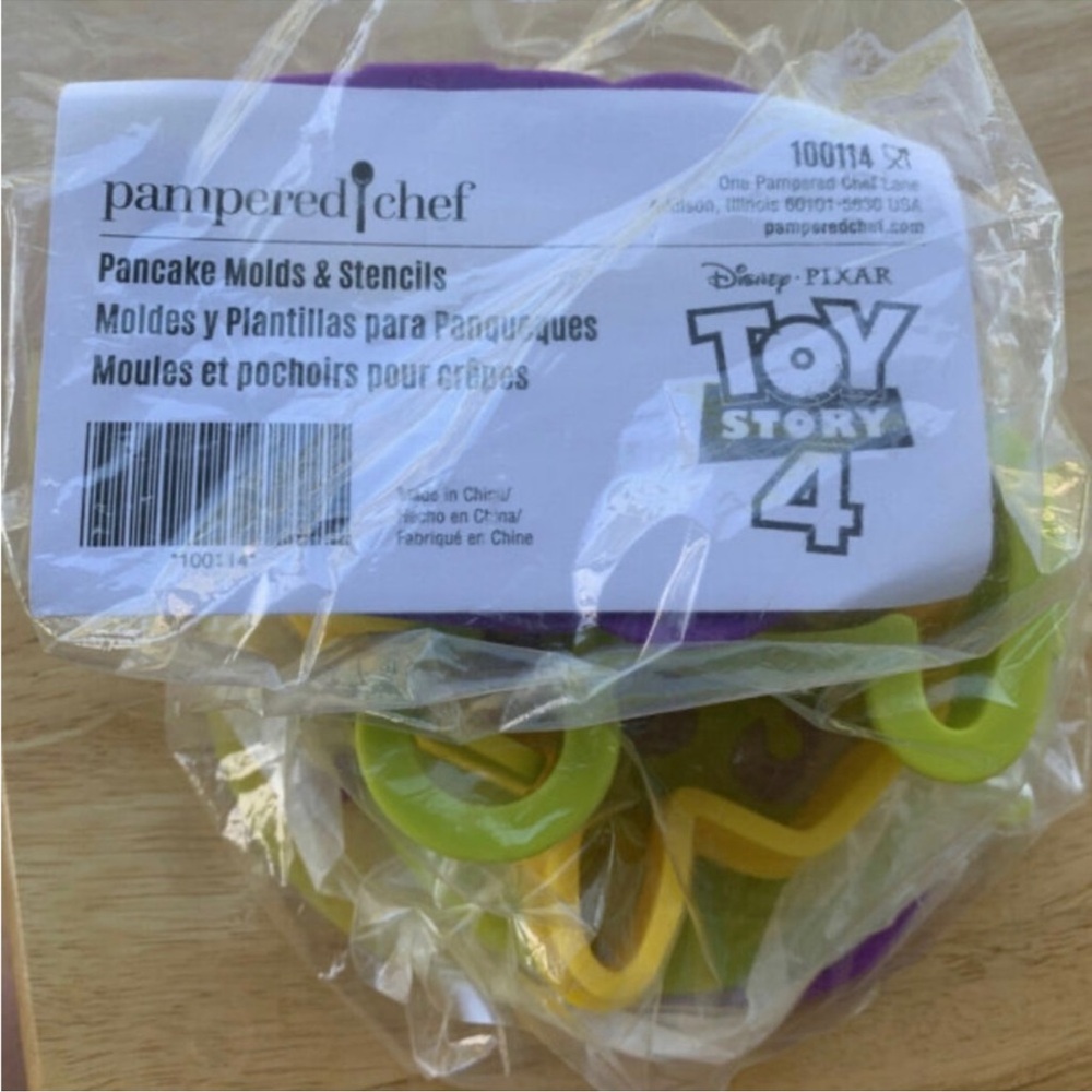 Pampered Chef Toy Story 4 Pancake Set